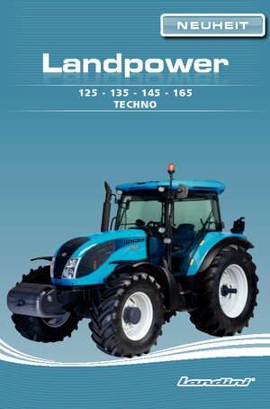 4WD traktorok Landini Landpower 165 Techno