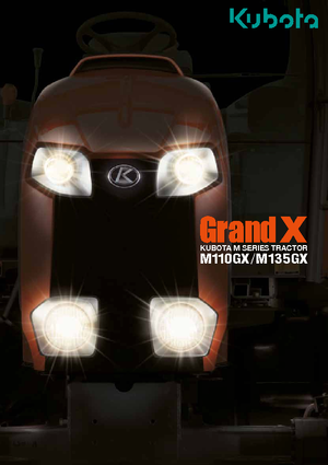 4WD traktorok Kubota M 110 GX