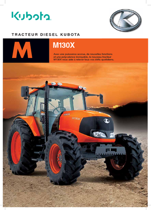 4WD traktorok Kubota M 130 X