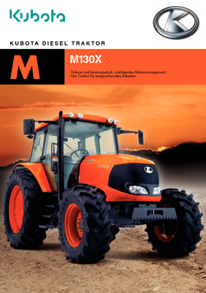 4WD traktorok Kubota M 130 X