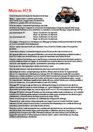 4WD traktorok Reform Werke Metrac H 7 X