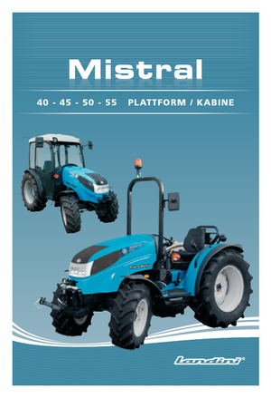4WD traktorok Landini Mistral 50