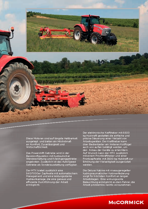 4WD traktorok McCormick MTX 120