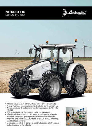 4WD traktorok Lamborghini Nitro R 100 DT GS