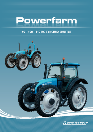 4WD traktorok Landini Powerfarm 100 HC