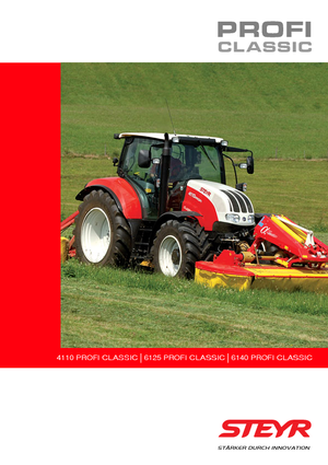 4WD traktorok Steyr 6125 Profi Classic Profi