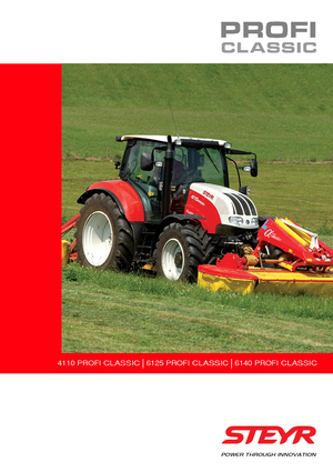 4WD traktorok Steyr 6125 Profi Classic Profi