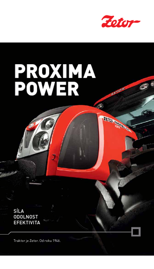 4WD traktorok Zetor Proxima Power 100