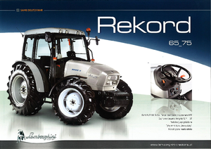4WD traktorok Lamborghini Rekord 65