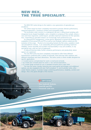 4WD traktorok Landini Rex 80 GE