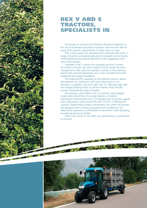 4WD traktorok Landini Rex 90S