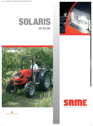 4WD traktorok SAME Solaris 55 Basso