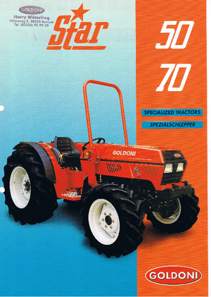 4WD traktorok Goldoni Star 70