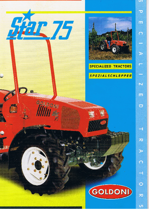 4WD traktorok Goldoni Star 75