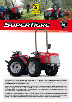 4WD traktorok Carraro Supertigre 5500