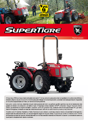 4WD traktorok Carraro Supertigre 5500