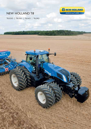 4WD traktorok New Holland T 8.300 (100)
