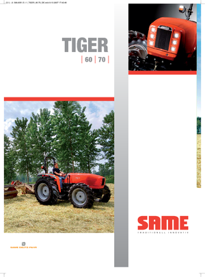 4WD traktorok SAME Tiger 65