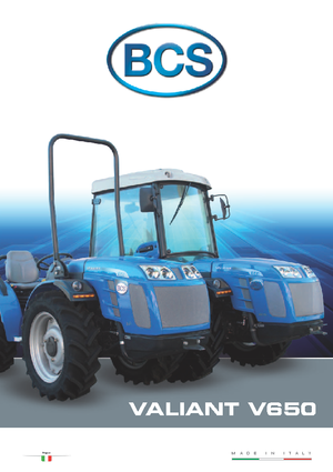 4WD traktorok BCS Valiant V650 RS