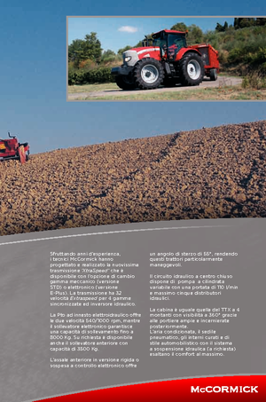 4WD traktorok McCormick XTX 145 E-Plus