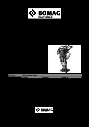 Benzines és dízel dönglők Bomag BVT 65