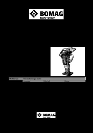 Benzines és dízel dönglők Bomag BVT 65