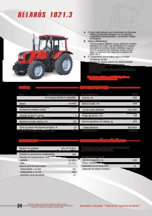 4WD traktorok Belarus 1021.3