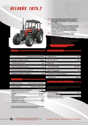 4WD traktorok Belarus 1025.2