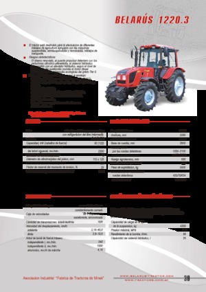 4WD traktorok Belarus 1220.3