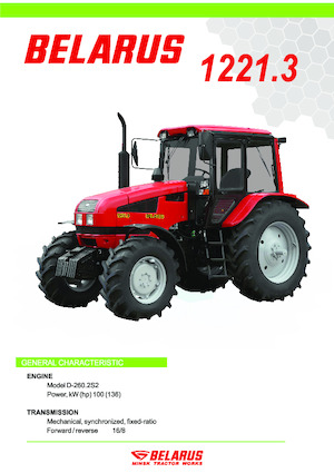 4WD traktorok Belarus 1221.3