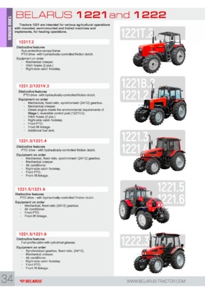 4WD traktorok Belarus 1221.4