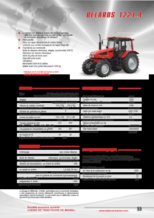 4WD traktorok Belarus 1221.4