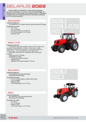 4WD traktorok Belarus 2022.4