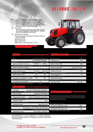 4WD traktorok Belarus 2022.4