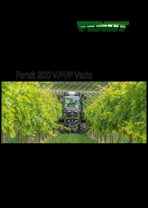4WD traktorok Fendt 207 V Vario Power