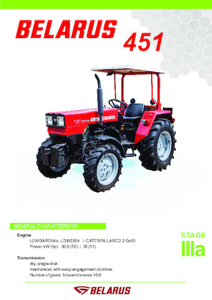 4WD traktorok Belarus 451