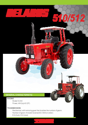 4WD traktorok Belarus 512