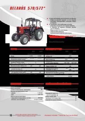 4WD traktorok Belarus 572