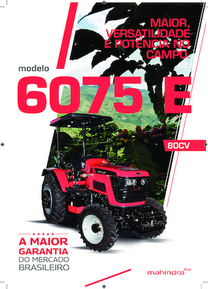 4WD traktorok Mahindra 6075E