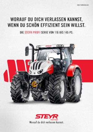 Kompakt kommunális traktorok Steyr 4115 Profi