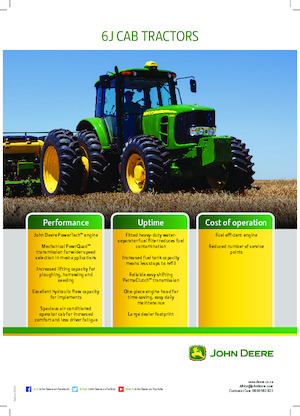 4WD traktorok John Deere 6150J