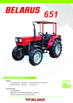 4WD traktorok Belarus 651