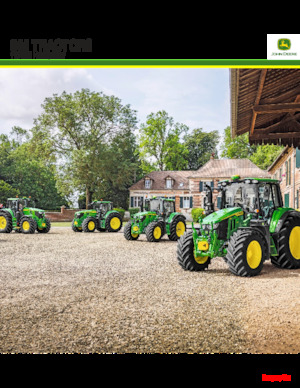 4WD traktorok John Deere 6M 195