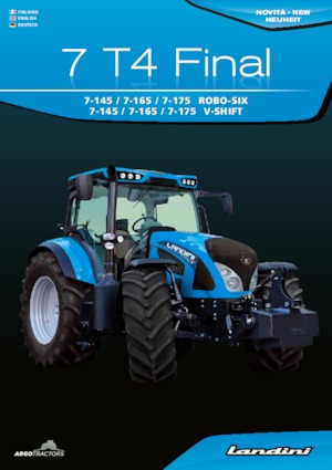 4WD traktorok Landini 7-165 Robo-Six