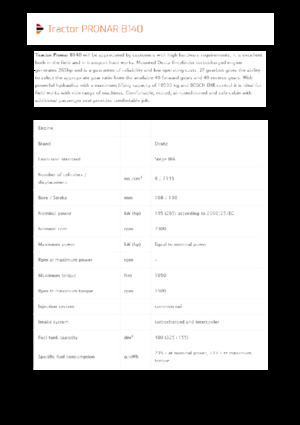 4WD traktorok Pronar 8140