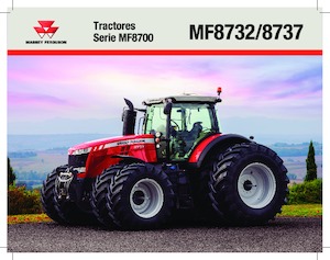 4WD traktorok Massey Ferguson 8732	