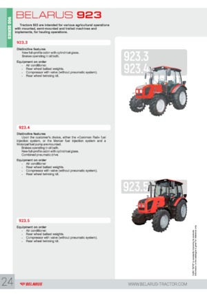 4WD traktorok Belarus 923.3