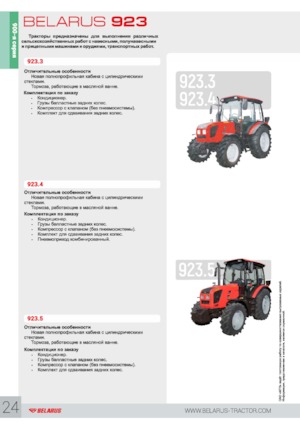 4WD traktorok Belarus 923.3