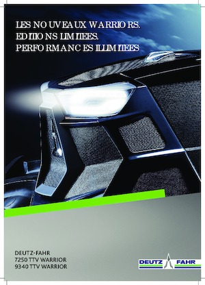 4WD traktorok DEUTZ-FAHR 9340 TTV Warrior