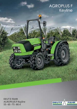 4WD traktorok DEUTZ-FAHR Agroplus F 80.4 Keyline